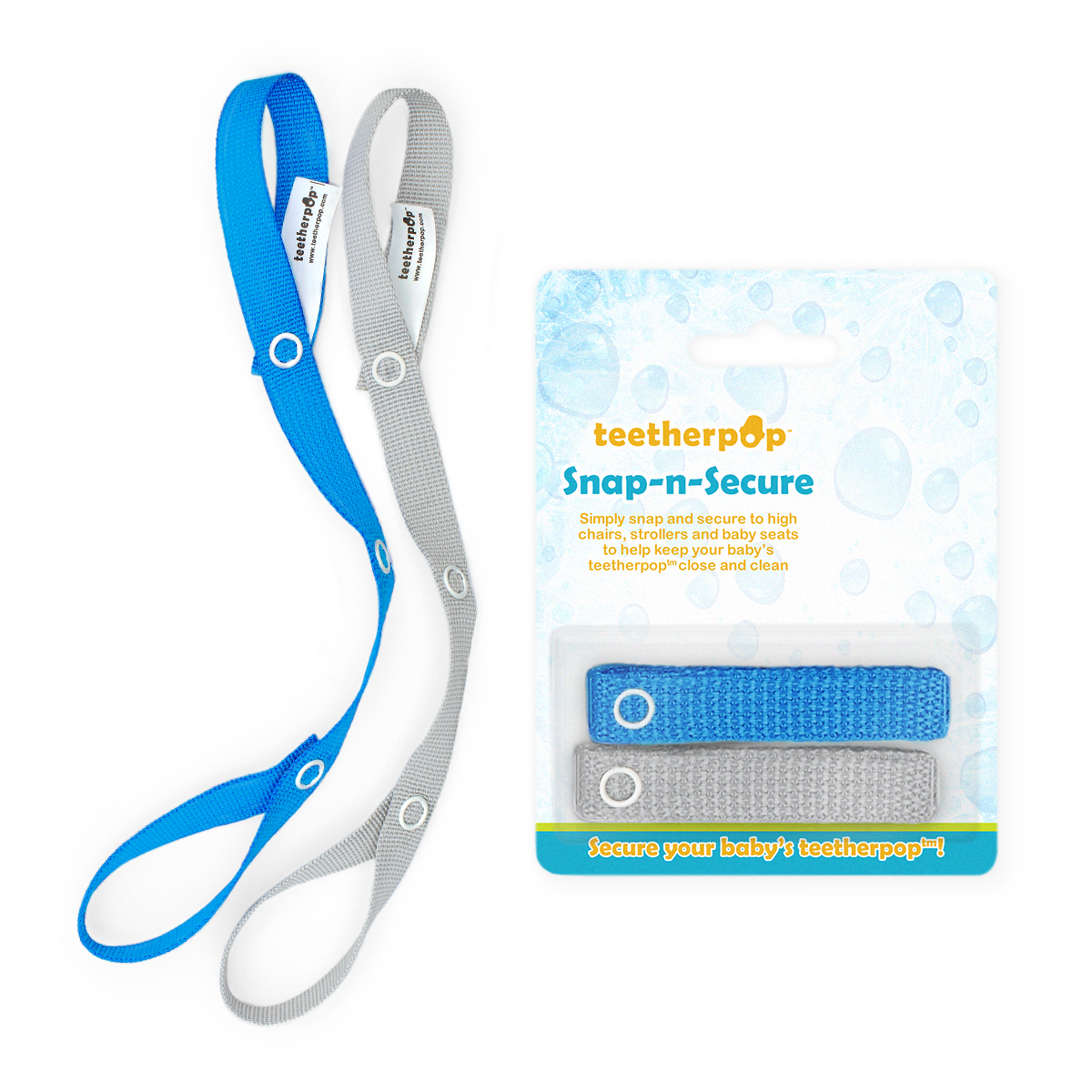 Teetherpop™ Snap and Secure - Keep Your Baby's Items Close and
